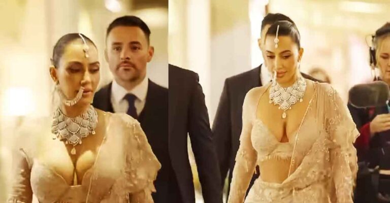 Kim-Kardashian-video-Radhika-Merchant-wedding-Mumbai
