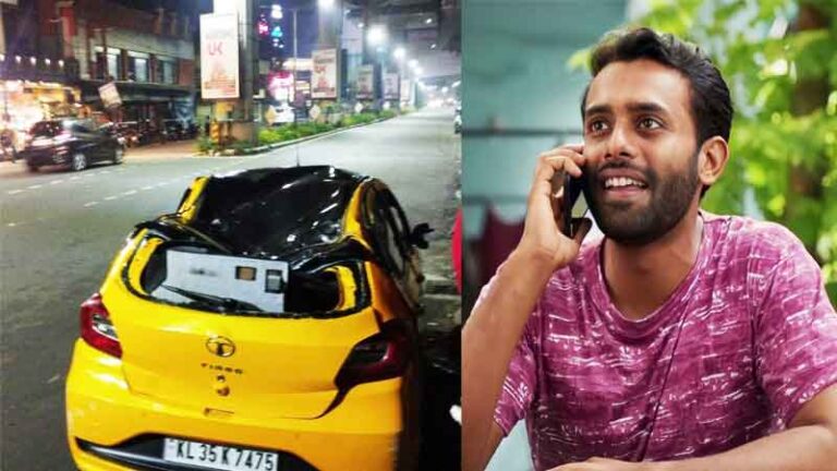 Bromance-starring-Arjun-Ashokan-met-with-car-accident