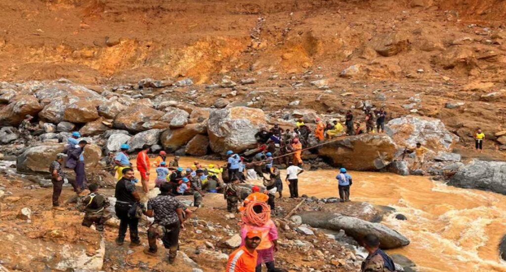 Wayanad-Landslide-death-toll-reaches-166-Rescue-operation-continues